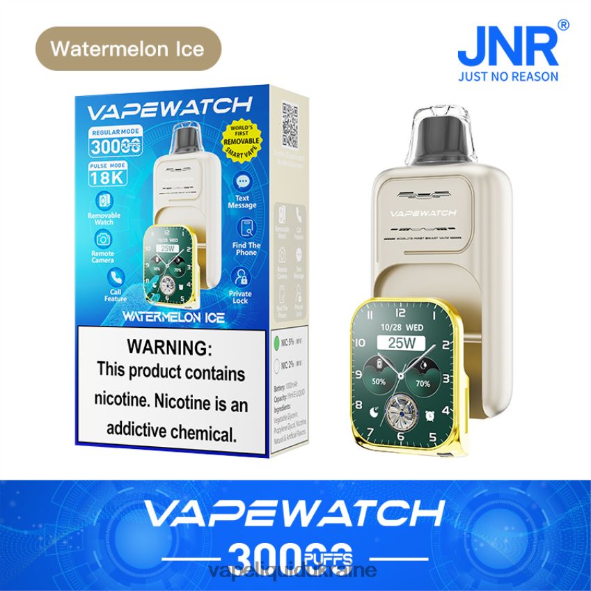 JNR Vape Watch Watermelon Ice P2DFVX9 Vape Pod System