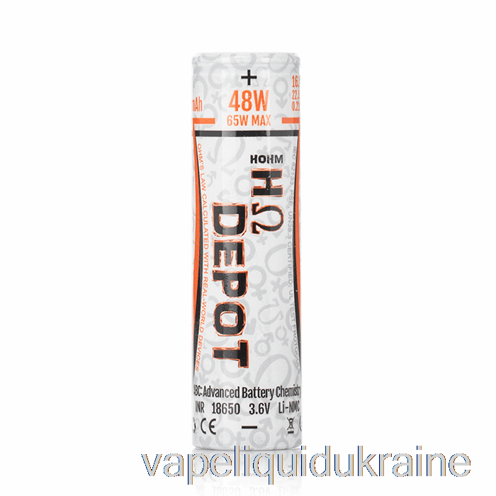 Vape Liquid Ukraine Hohm DEPOT 18650 3005mAh 16.8A Battery Single Battery