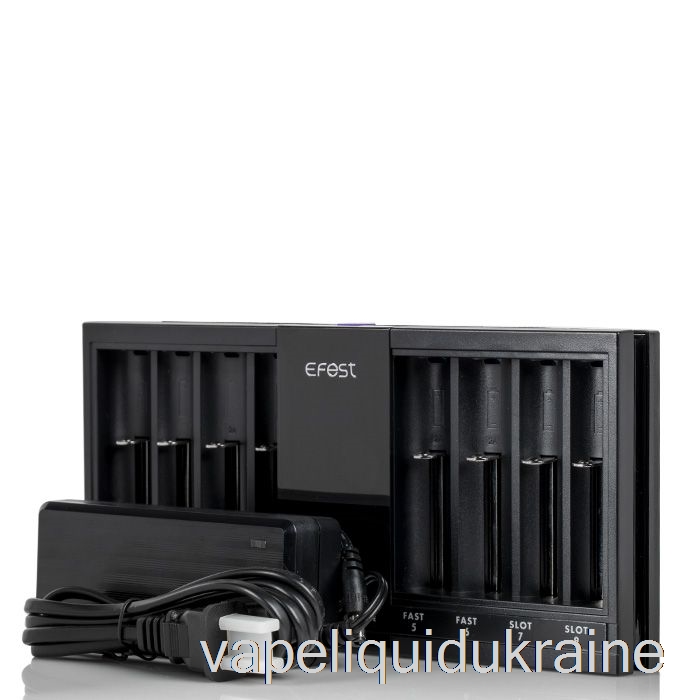 Vape Ukraine EFEST LUC V8 Double LCD Screen Fast Battery Charger