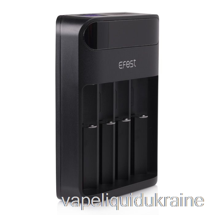 Vape Ukraine Efest LUSH Q4 4-Bay Intelligent LED Battery Charger