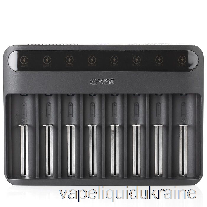 Vape Liquid Ukraine Efest LUSH Q8 8 Bay Intelligent Battery Charger