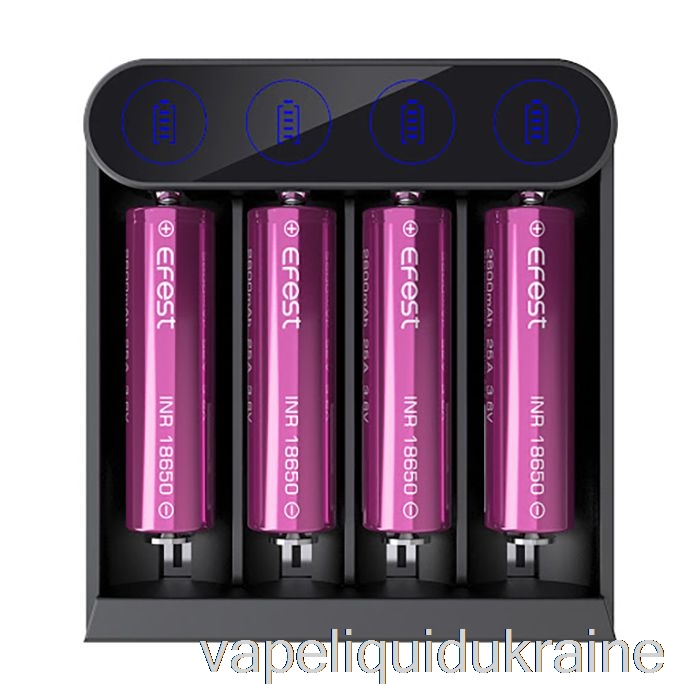 Vape Ukraine Efest SLIM K4 USB-C Battery Charger