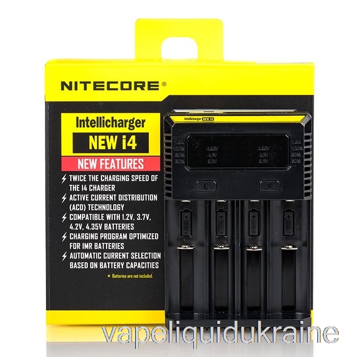 Vape Ukraine Nitecore i4 Battery Charger V2 (4-Bay)